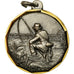 France, Medal, Pêcheur, Auchan, Louvroil, 1988, MS(60-62), Bronze