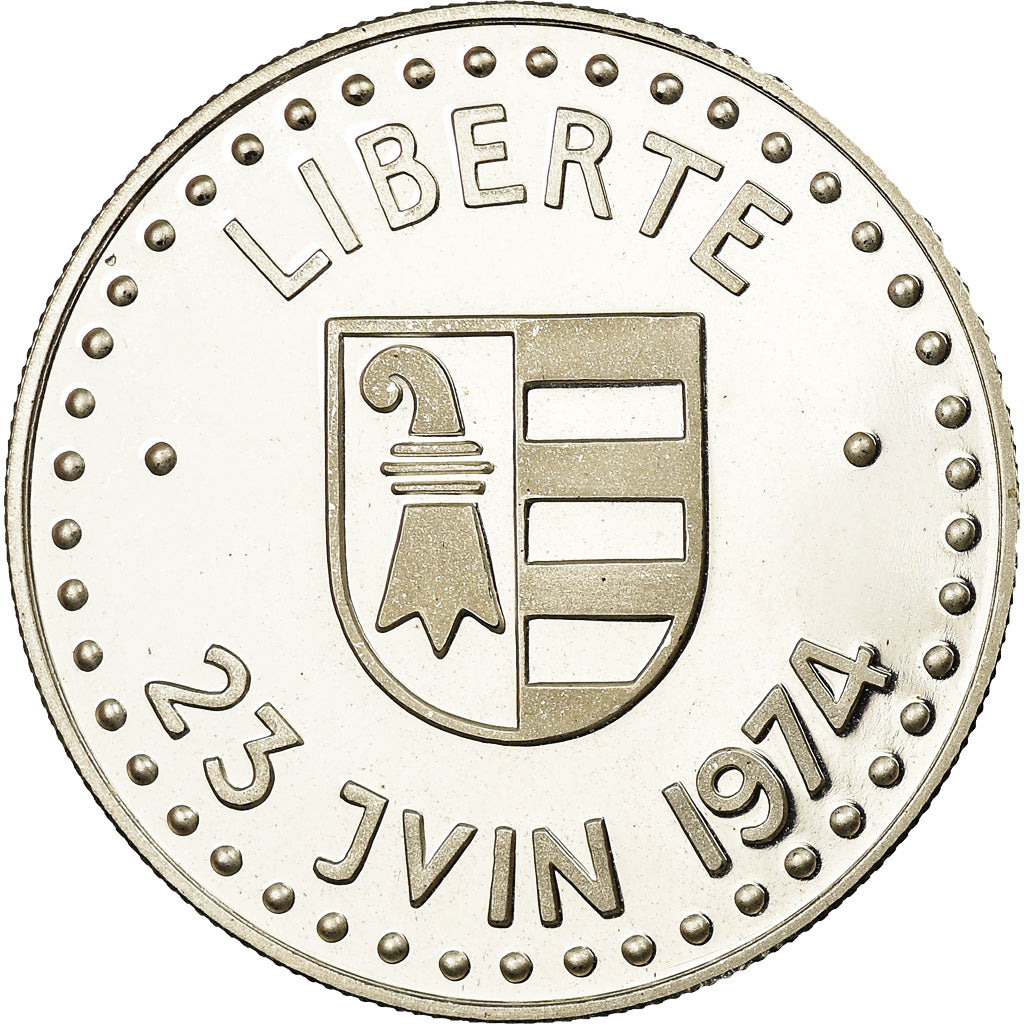 France, Médaille, République et Canton du Jura, 1974, SPL+, Argent
