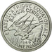 Moneda, Estados africanos ecuatoriales, Franc, 1969, Paris, SC, Aluminio