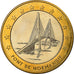 Francja, Medal, 10 Euro, Ville du Havre, Pont de Normandie, 1996, MS(64)