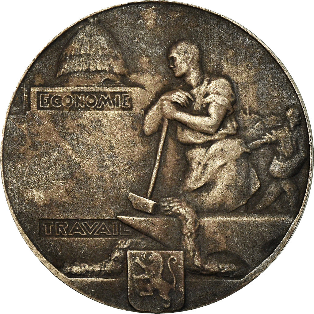 France, Token, Savings Bank, Caisse d'Epargne de Valenciennes, AU(50-53), Silver