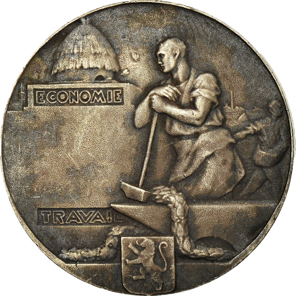 France, Token, Savings Bank, Caisse d'Epargne de Valenciennes, EF(40-45), Silver