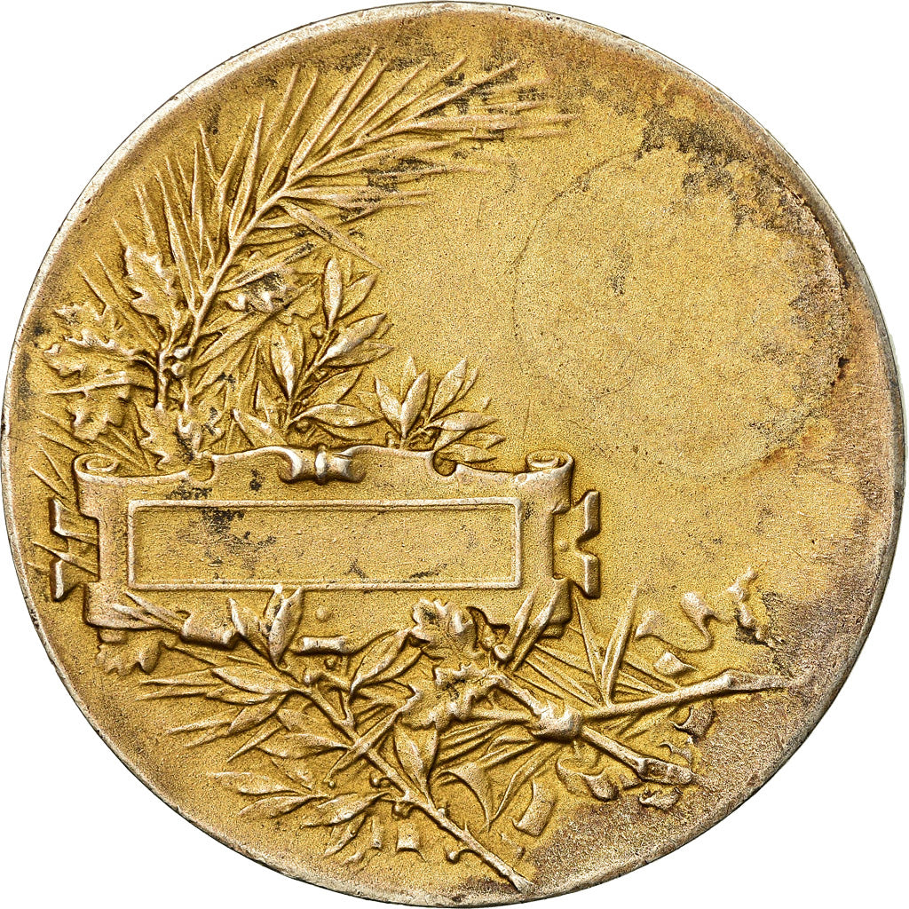 France, Medal, Horticulture, Jardins, Desaide, AU(55-58), Silver