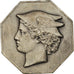 France, Token, Chambre de Commerce de Dieppe, 1933, MS(63), Silver