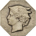 France, Token, Chambre de Commerce de Dieppe, 1933, MS(63), Silver