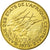 Munten, Staten van Centraal Afrika, 5 Francs, 1973, Paris, PR+, Aluminum-Bronze