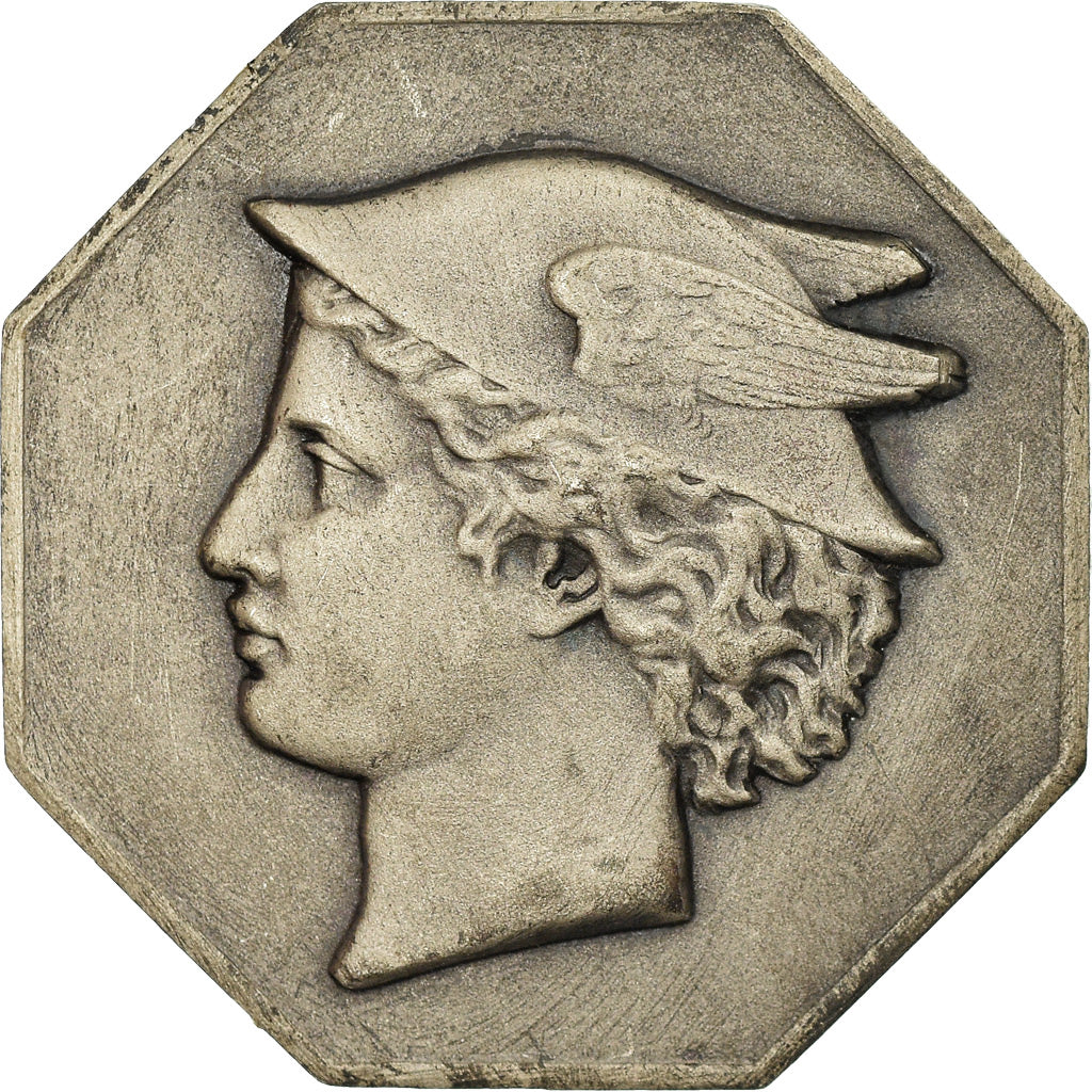 France, Token, Chambre de Commerce de Dieppe, 1936, MS(63), Silver