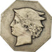 France, Token, Chambre de Commerce de Dieppe, 1936, MS(60-62), Silver