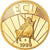 Frankrijk, Medaille, Ecu Europa, 1999, FDC, Copper Gilt