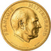 France, Medal, François Mitterrand, Président de la République, MS(63), Gilt