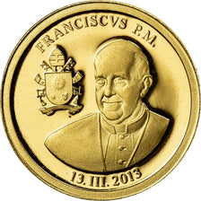 Vatican, Medal, Le Pape François, 2013, MS(65-70), Gold