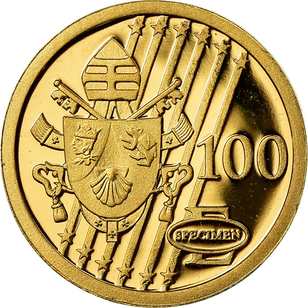 Vaticano, medaglia, Essai 100 Euro, 2014, FDC, Oro
