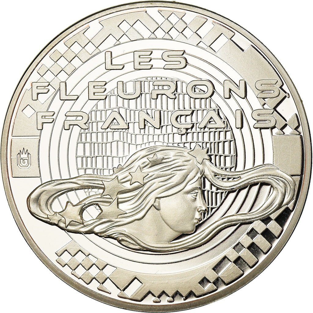 Francja, Medal, Les Fleurons Français, Le France, Wysyłka, Undated, MS(65-70)