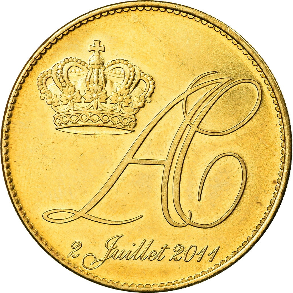 France, Token, Touristic token, Monaco - Mariage princier - Albert et Charlène