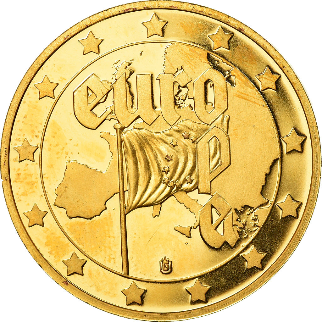 France, Jeton, 120ème Anniversaire de la Tour Eiffel, 2009, SPL, Copper Gilt