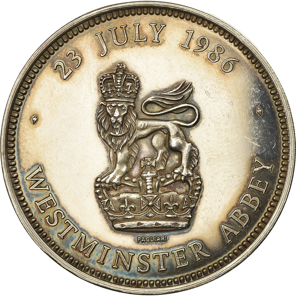 United Kingdom , Medal, Royal Wedding, Sarah-Andrew, Westminster Abbey, 1986