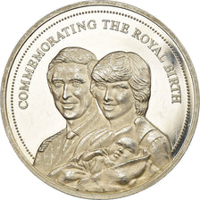 United Kingdom , Medal, Prince William, Commemorating the Royal Birth, 1982