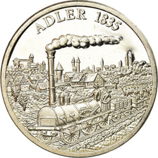 Deutschland, Medaille, Geschichte der Eisenbahn, Adler, Railway, UNZ+, Silber