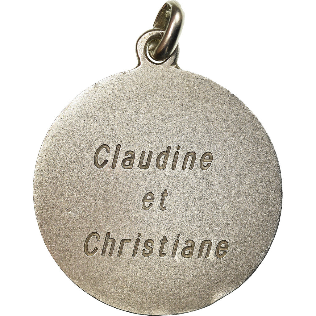 France, Medal, Baptême, Religions & beliefs, MS(63), Silver