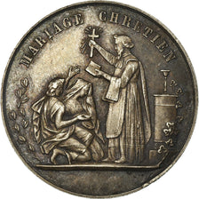 France, Médaille, Mariage Chrétien, Religions & beliefs, SUP, Argent