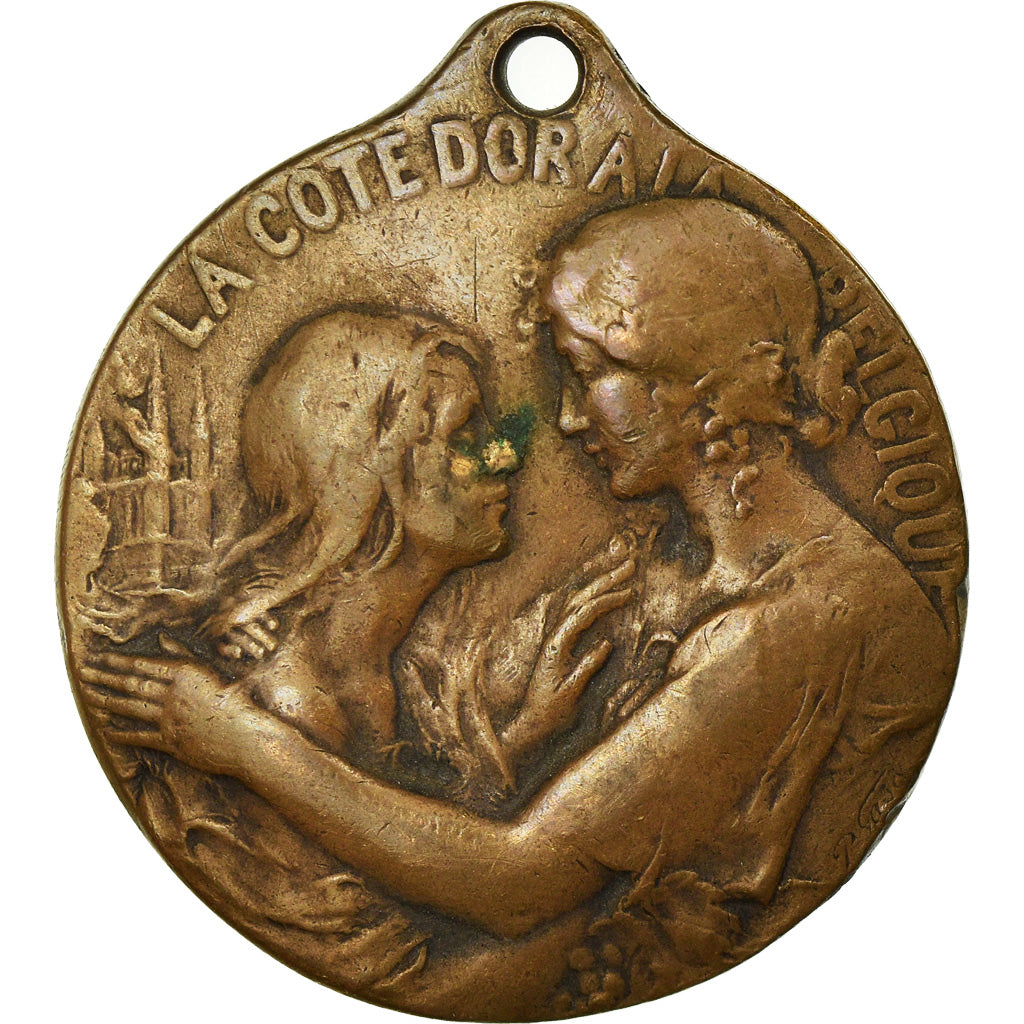 Frankrijk, Medaille, La Côte d'Or à la Belgique, Politics, Society, War
