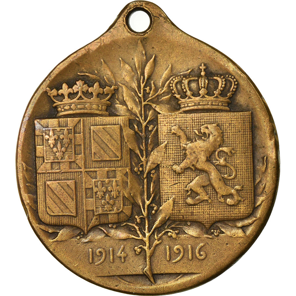 Frankrijk, Medaille, La Côte d'Or à la Belgique, Politics, Society, War