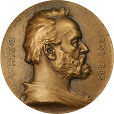 France, Medal, Victor Hugo, Souvenir du Centenaire, 1902, Chaplain, MS(63)