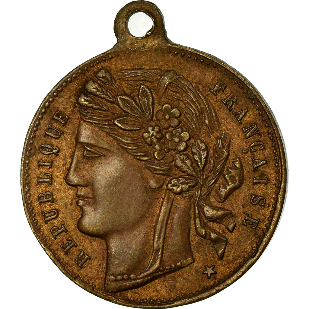 France, Medal, Souvenir de la Fête, AU(55-58), Brass