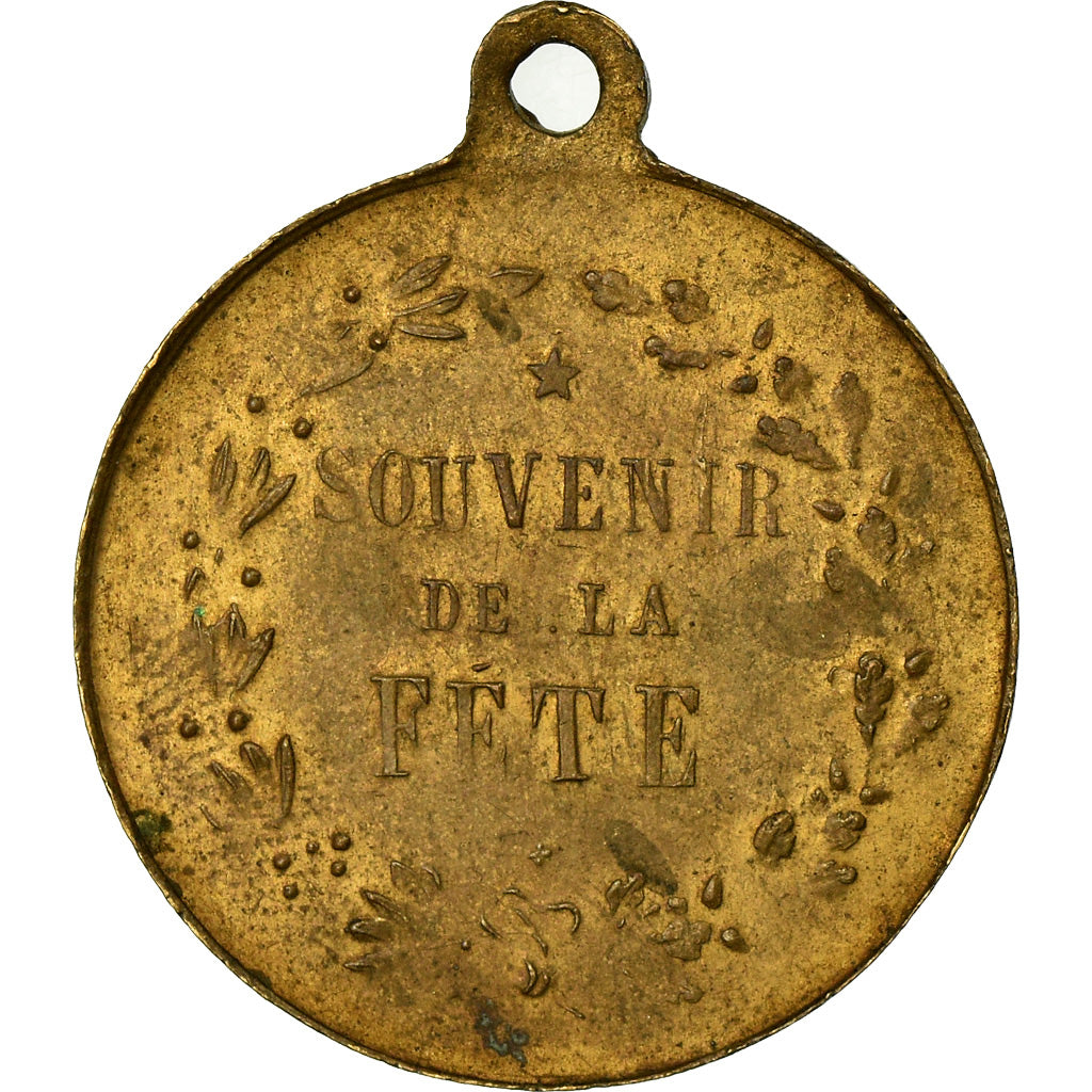 France, Medal, Souvenir de la Fête, AU(55-58), Brass