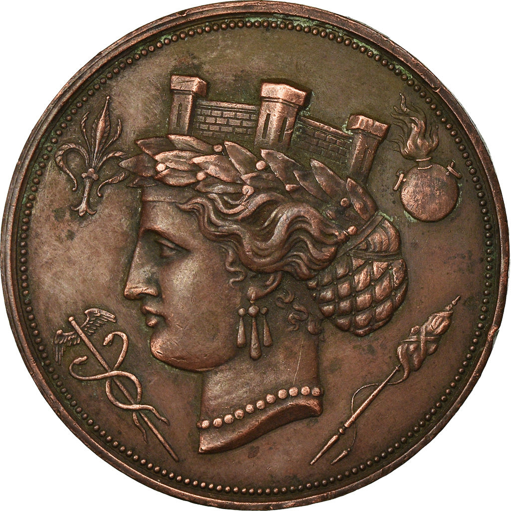 France, Medal, Société Impériale des Sciences de l'Agriculture, Lille, 1866