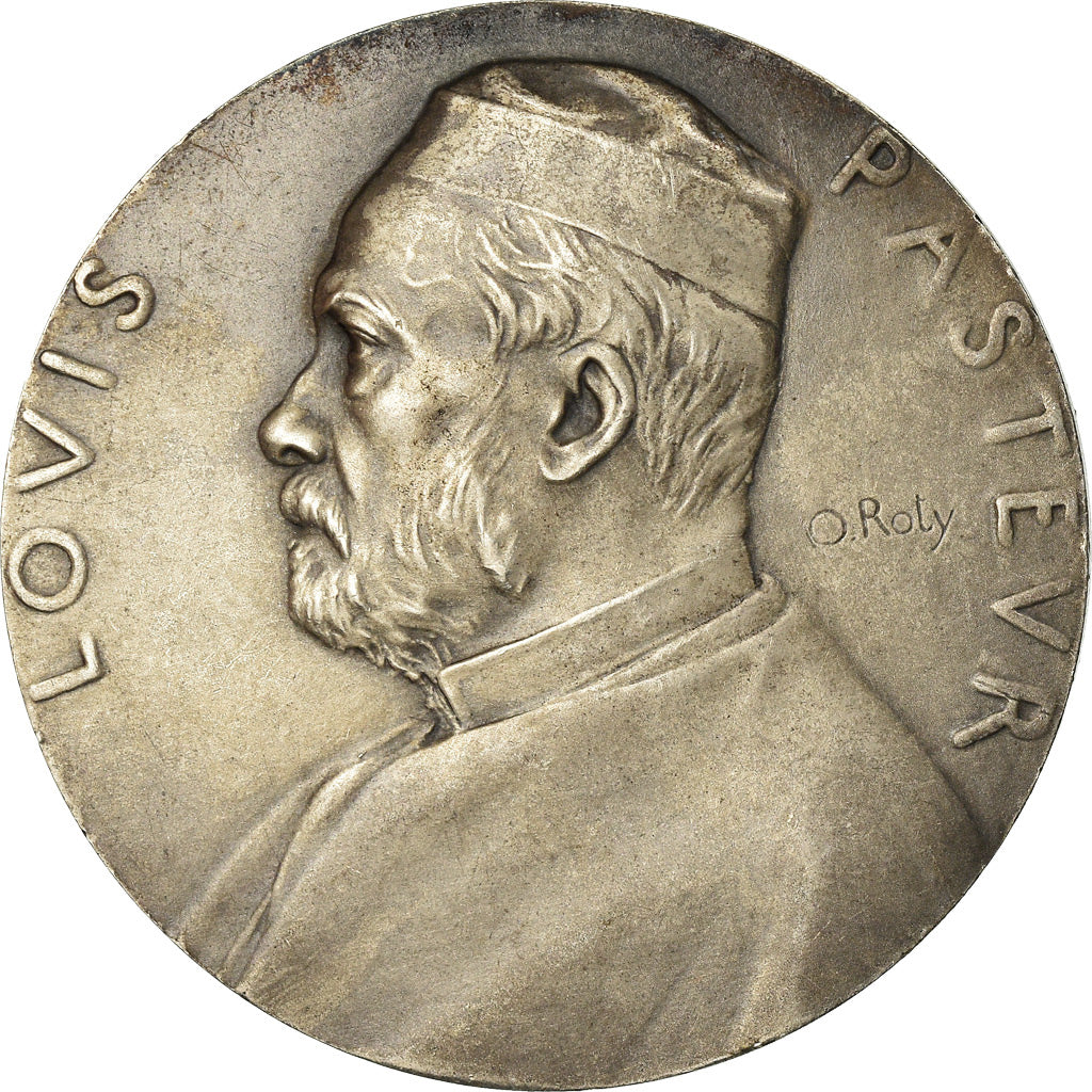 France, Medal, Institut Pasteur, 1888, Roty, MS(63), Silver
