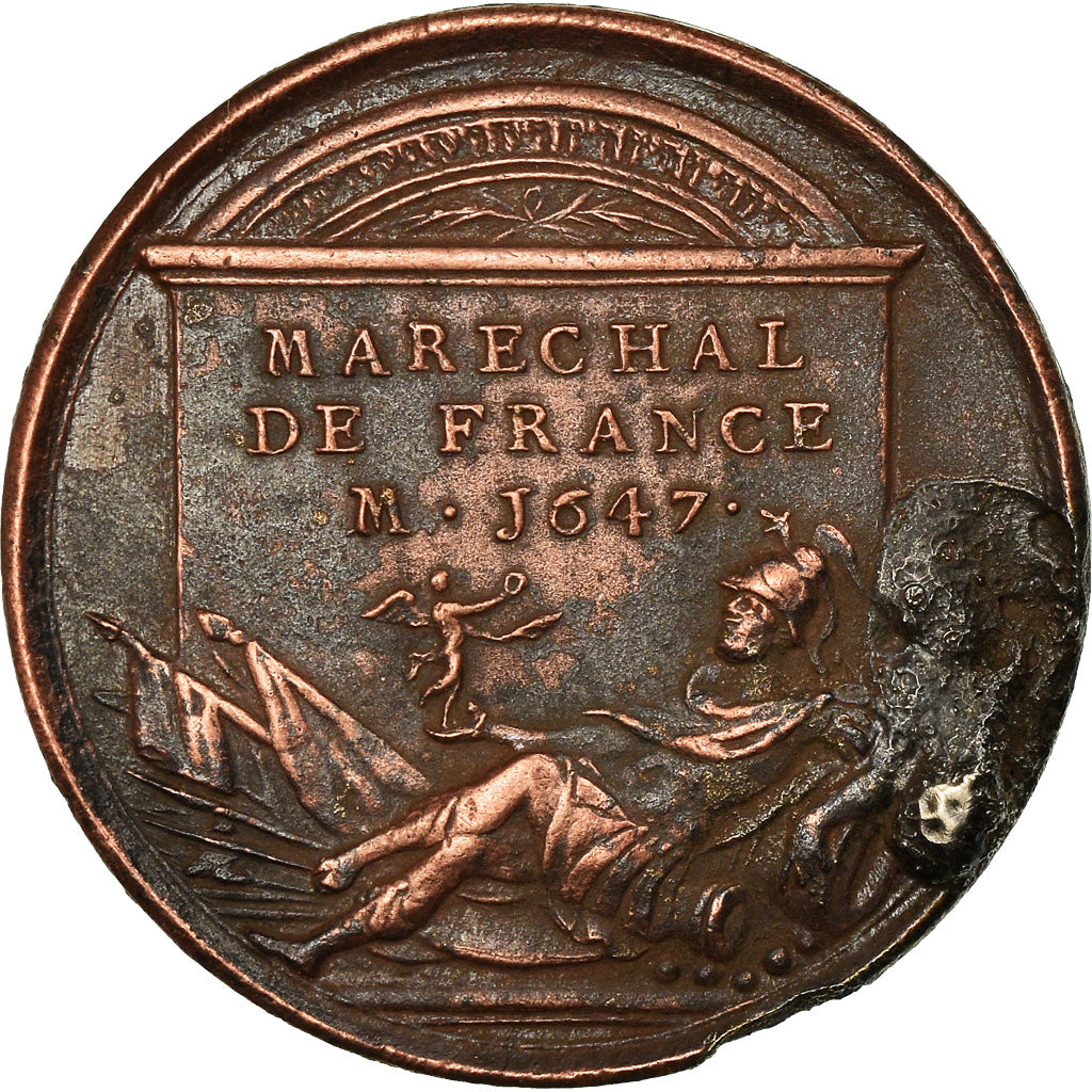 Frankrijk, Medaille, Jean de Gassion, Maréchal de France, History, 1647