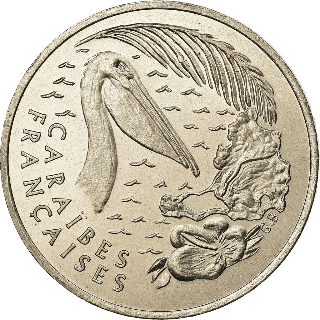 France, Medal, 3 Euro Ile de Saint-Martin, 1996, MS(65-70), Copper-nickel
