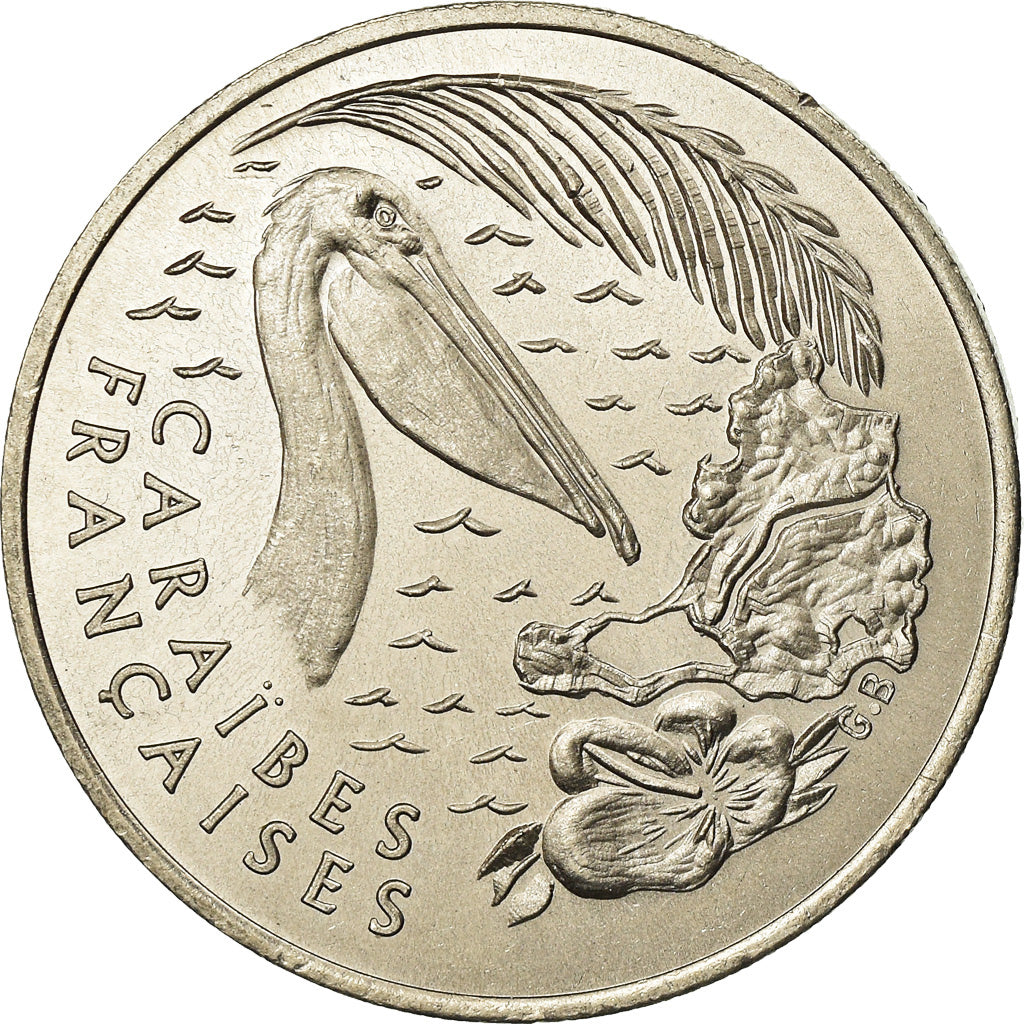 France, Medal, 3 Euro Ile de Saint-Martin, 1996, MS(65-70), Copper-nickel