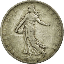 Moneta, Francia, Semeuse, 2 Francs, 1904, MB+, Argento, Gadoury:532