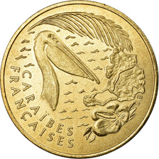 France, Medal, 1 Euro de l'Ile de Saint-Martin, 1996, MS(65-70)
