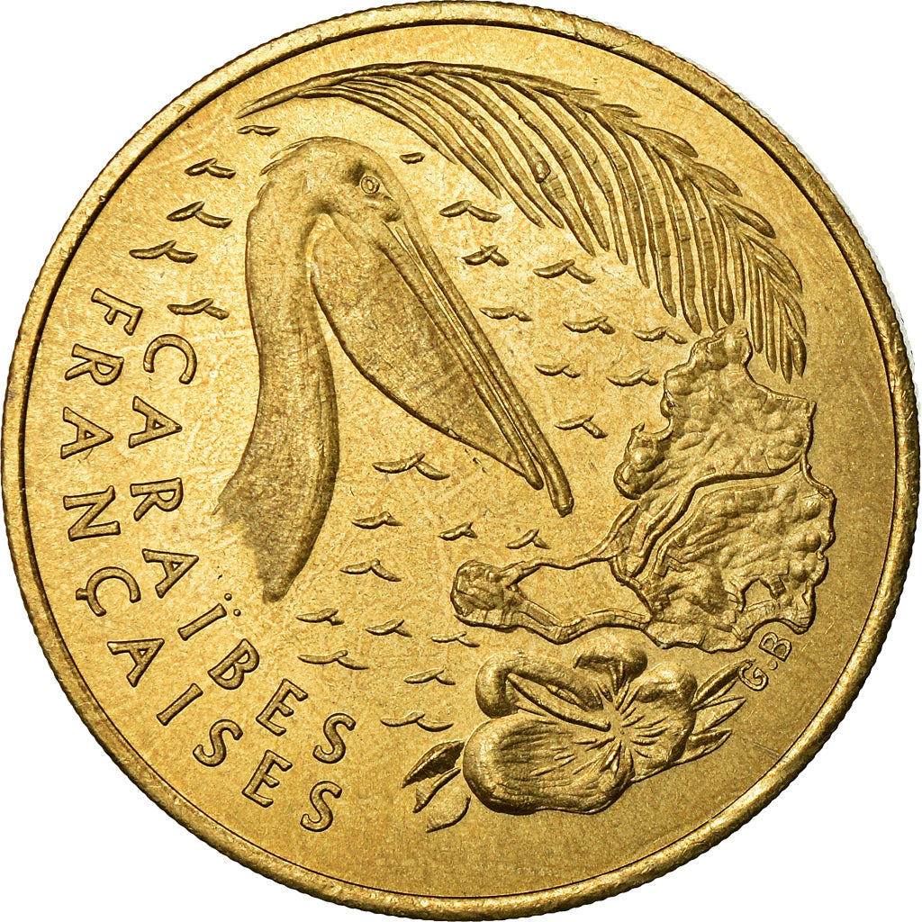 France, Medal, 1 Euro de l'Ile de Saint-Martin, 1996, MS(65-70)