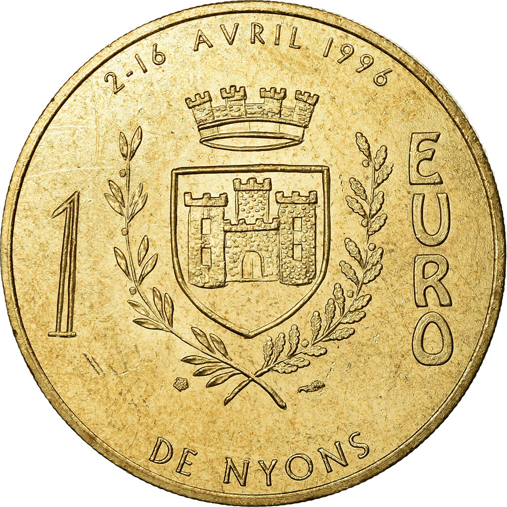 Frankrijk, Medaille, 1 Euro de la Ville de Nyons, 1996, FDC