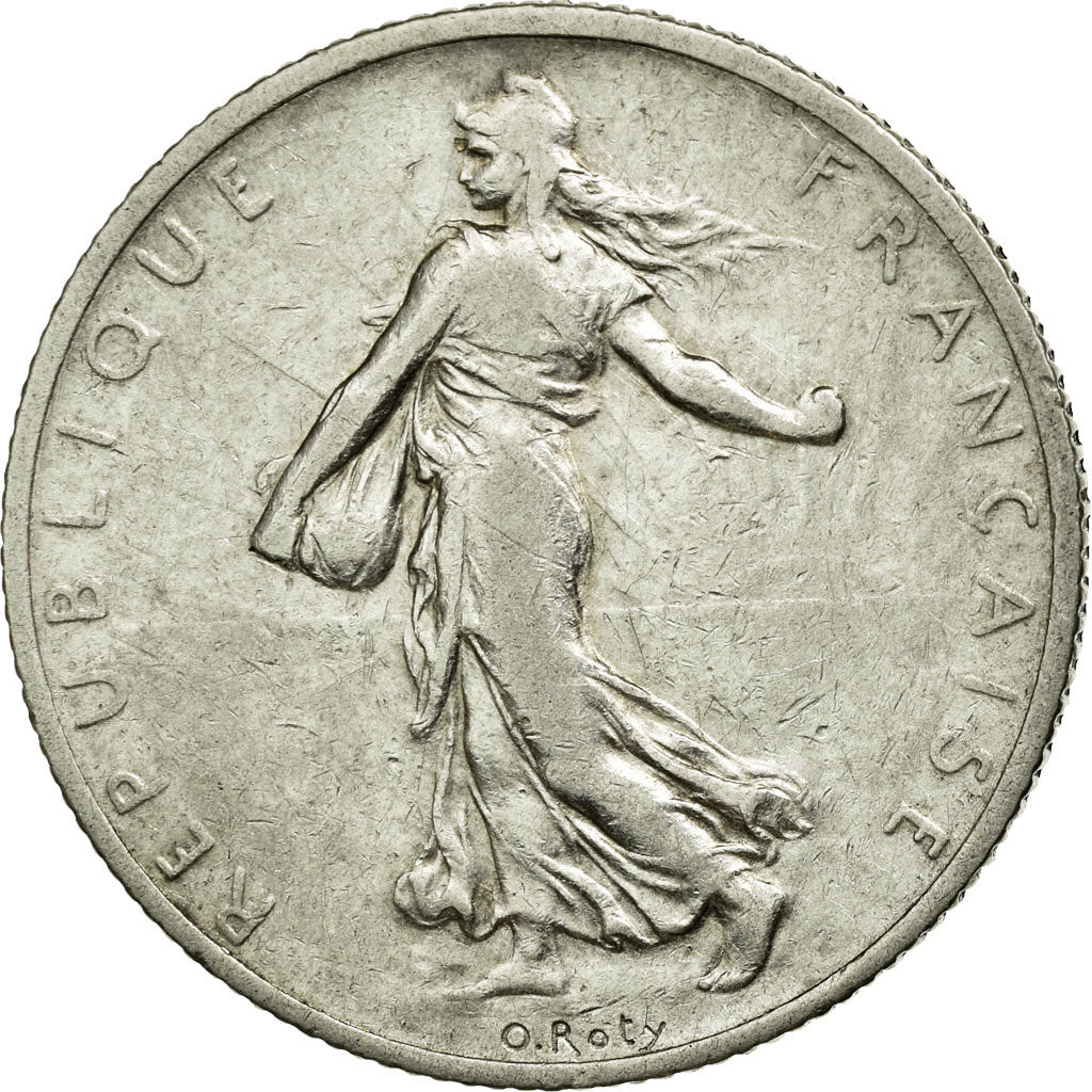 Coin, France, Semeuse, 2 Francs, 1908, EF(40-45), Silver, Gadoury:532