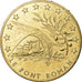 France, Medal, 1 Euro de la Ville de Nyons, 1996, MS(63), Copper-Nickel-Aluminum