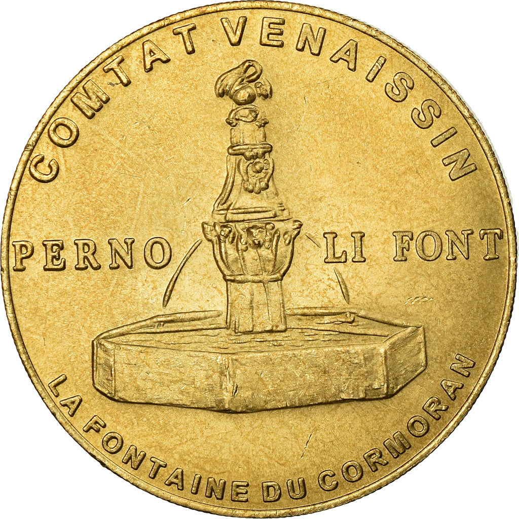 France, Token, 1 Euro de Pernes-les-Fontaines, 1996, MS(63)