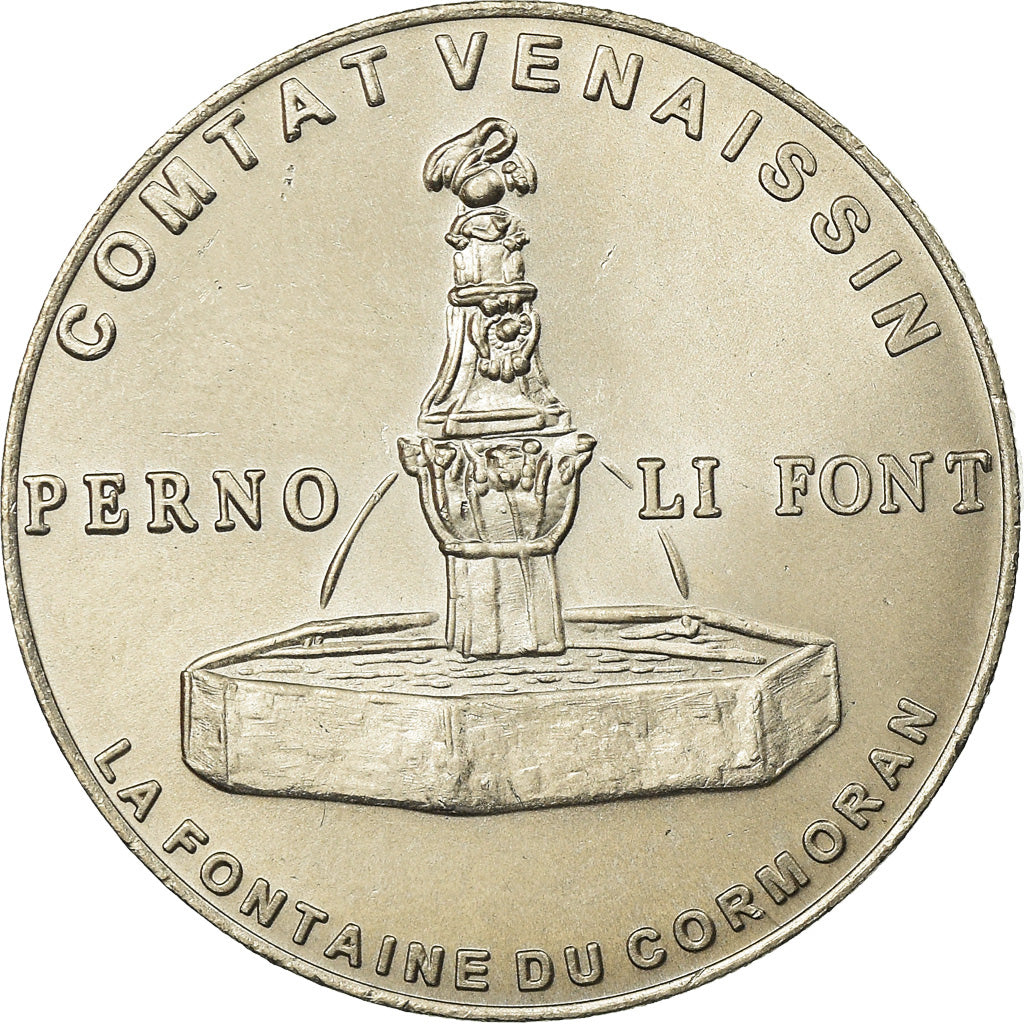 França, Token, 3 euro de Pernes-les-Fontaines, 1996, MS(65-70), Cobre-níquel