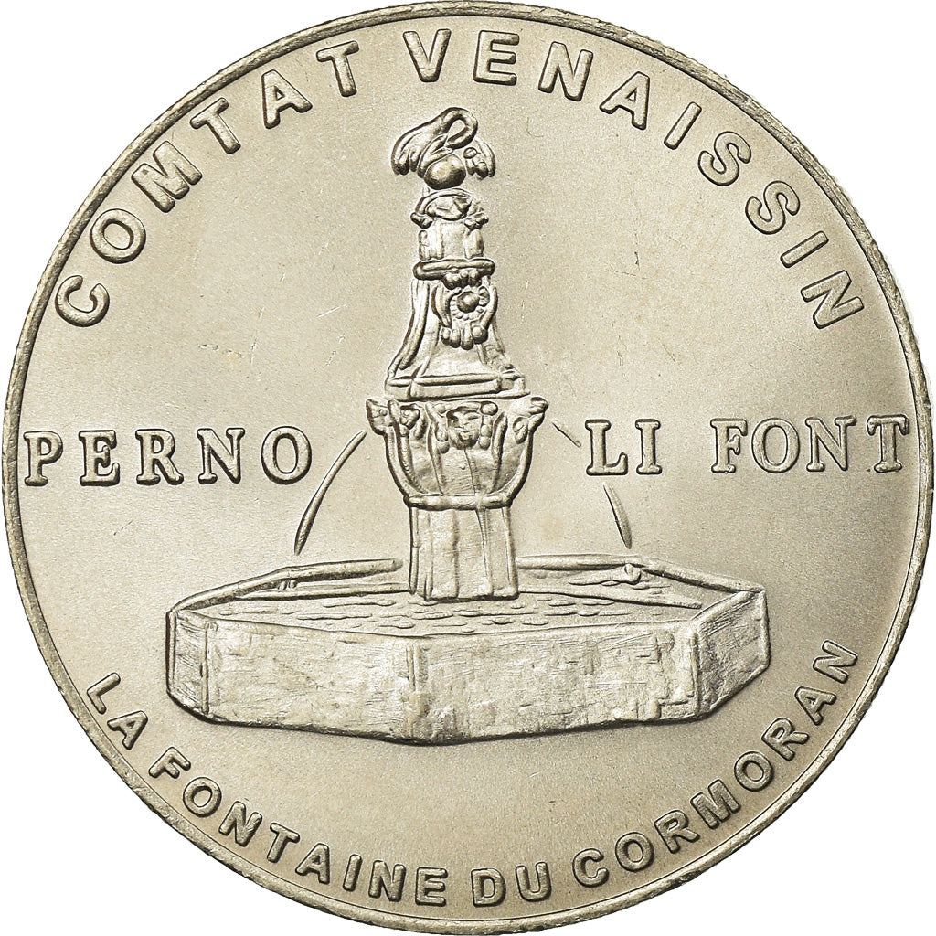 France, Token, 3 euro de Pernes-les-Fontaines, 1996, MS(65-70), Copper-nickel