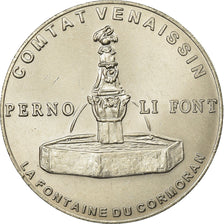 França, Token, 3 euro de Pernes-les-Fontaines, 1996, MS(64), Cobre-níquel