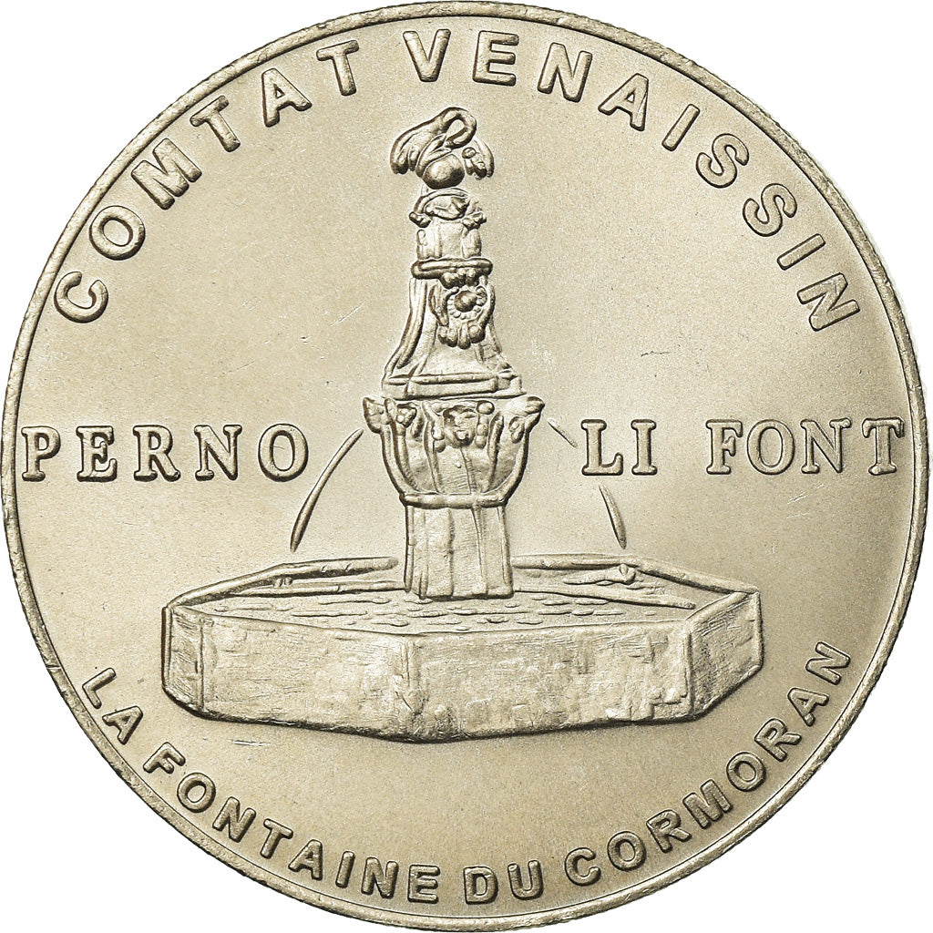 France, Token, 3 euro de Pernes-les-Fontaines, 1996, MS(64), Copper-nickel