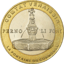 France, Token, 10 euro de Pernes-les-Fontaines, 1996, MS(65-70), Bi-Metallic