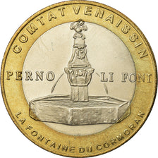 France, Token, 10 euro de Pernes-les-Fontaines, 1996, MS(64), Bi-Metallic