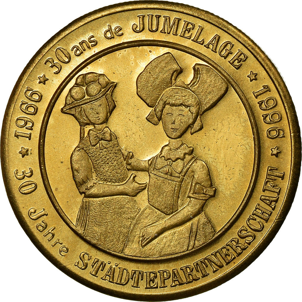 Francia, Token, 3 Euro de Sélestat, 1996, SPL+, Rame-nichel-alluminio