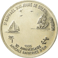France, Token, 6 Euro de Saint-Raphaël, 1996, MS(65-70), Copper-nickel