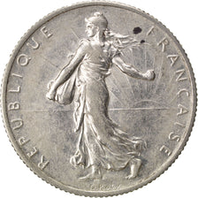 FRANCE, Semeuse, 2 Francs, 1914, Paris, KM #845.1, AU(55-58), Silver, 27,...